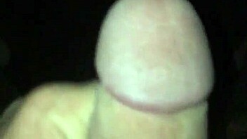 Slow motion cumshot from intense masturbation