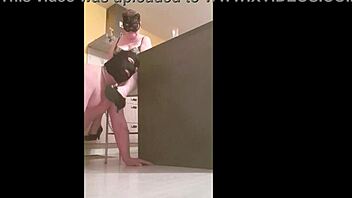 Mistress says, 'I'm dominating my slave in this BDSM session.'