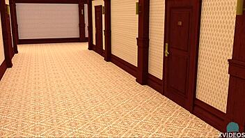 Bound and riding that big cock hard