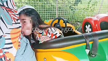 Fun Risky Public Sex In Amusement Park?