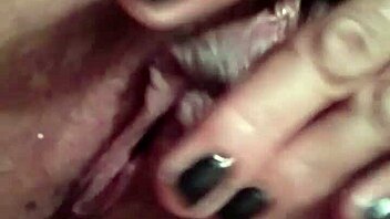 Touching Wet Pussy With Dildo