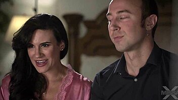 penny barber bends over for creampie in close-up