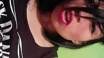 Touching Wet Pussy With Dildo