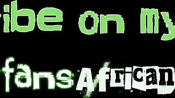 Gift kvinna borrad av svart kuk under intensiv gymnastik-session