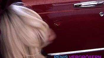 Blonde Gets Bent Over For Group Sex