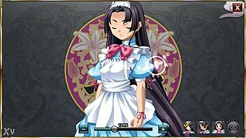 Nakadashi maid fulfills Princess's erotic fantasies in animated video