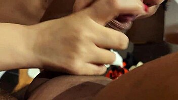 That shaved pussy gets licked deep until she squirts everywhere.