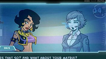 Animated erotica featuring voluptuous vixen