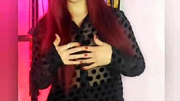 Redhead boss seduces shy employee for a steamy sex session