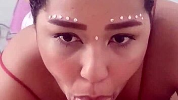 Latina amateur in Florida sucks huge cock after husband's trip.