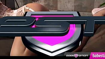 Babestation girl Athena Rose performs a sexy striptease, ripping her clothes off