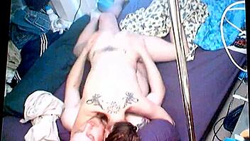 Crystal's amateur ride on a big dick in a home video