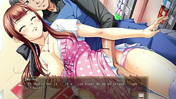 the tied up wife gets raw fucked and creampied in this hentai anime bondage scene.