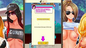 Hot Busty Business Game with Monster Cock and Dildo Play