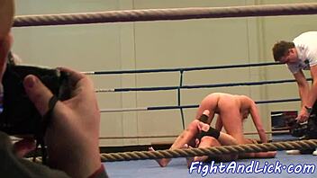 I-I was wrestling with this hot lesbian babe, and we ended up tribbing so hard, it was amazing!