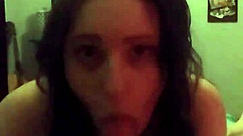 she gives a blowjob while maintaining eye contact