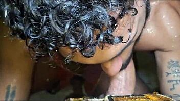 carnival warmup turns into a wild gay orgy with anal and creampie