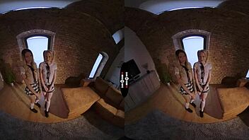 Watch These Big Bad Girls Ride Hard In Dark VR!