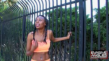 Ebony Licks Redhead's Pussy Teaser