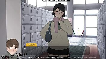 tsugumi cheats on her boyfriend with her professor in ntr gameplay