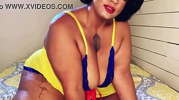 Cute and horny pornstar rides shaved pussy to orgasm
