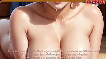 くそっ、パパの巨大チンポが処女ティーン18+の口に射精、学校で！