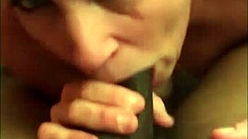 Blonde MILF sucks monster cock in intense BJ compilation ending with facial