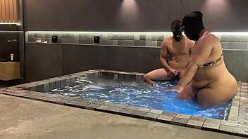 I pleasured the brunette with a sensual pussy grinding and licking until her intense reaction
