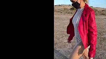 Hidden camera captures hot wife's outdoor sexcapade with Latina