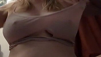 i love playing with these big round tits of mine