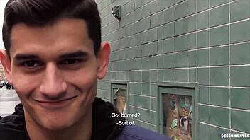 amateur gay guy getting rough anal outdoor, sucking cock and fucking for pay cumshot - czech hunter messed up the scene