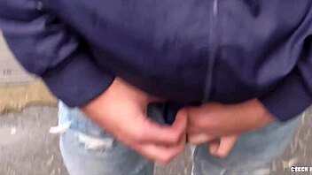 amateur gay guy getting rough anal outdoor, sucking cock and fucking for pay cumshot - czech hunter messed up the scene