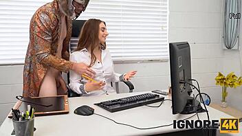 Interview with a stunning view