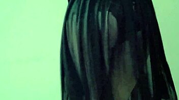 hey, check out this pretty shemale in lingerie, licking and fucking her ass in reality with transsexual cock solo fun