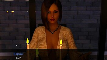 Hentai gameplay: Mia's erotic encounters with a well-endowed partner