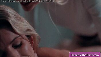 Horny Lesbian Blondes Lena Paul and Sinn Sage Lick Pussy Close-Up