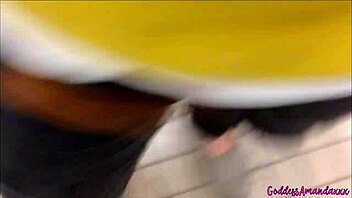 Follow me into bathroom in dirty panties