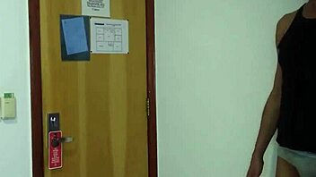 On the honeymoon, she betrays her husband with a monster cock session.