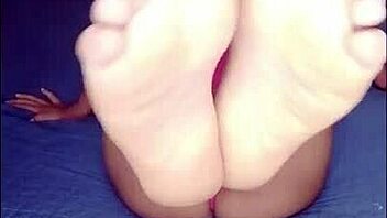 Joi guided jerk off with footjob, cum deliciously naughty