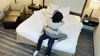 Kissing a beautiful tattooed petite girl