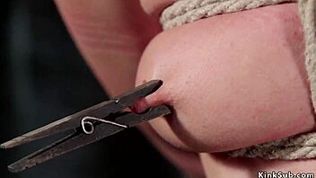 i'm a flexible blonde tied up in extreme hogtie pain