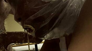 hey, black bitch, why puke on that small dick during blowbang?