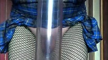 Crossdressing and ready to swallow your cum