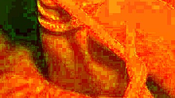 Tied Up Slave Plays with Cock!