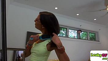 petite kacie castle gets fucked hard by that monster cock.