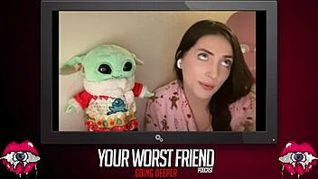 aria carson, is your worst friend going deeper with that blowjob?