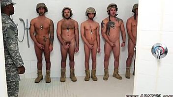 Hot kinky army troops in steamy gay action! 🥵