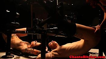 watch this lezdom mistress rule over her submissives?