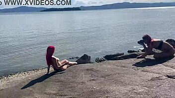 Teen 18+ With Small Natural Tits Plays With Balloon