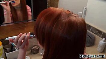 blonde teen 18+ gets cozy with family friend